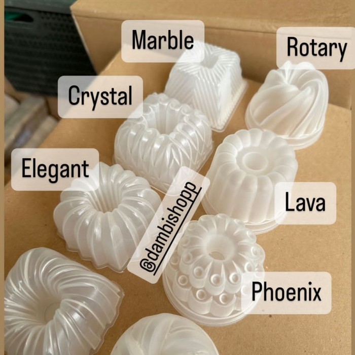 

TERMURAH CETAKAN PUDING MINI SERIES 4 - ISI 12 PCS