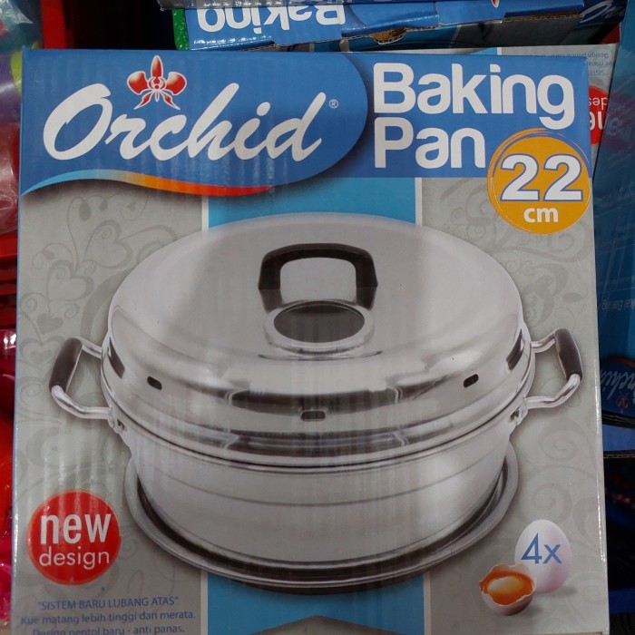 

TERLARIS ALAT PEMBUAT KUE / BAKING PAN ORCHID 22 CM