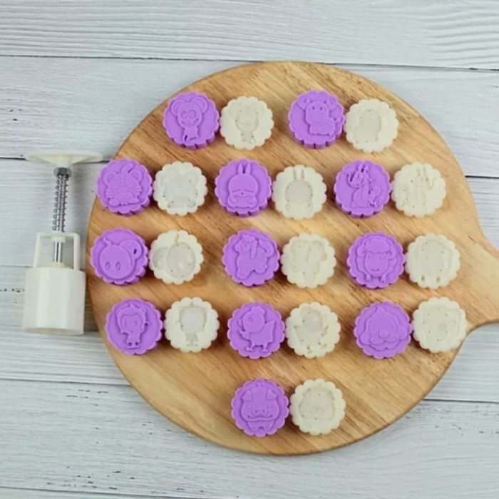 

BEST SELLER CETAKAN KUE BULAN 12 SHIO/CETAKAN MOONCAKE NASTAR 12 SHIO 50G