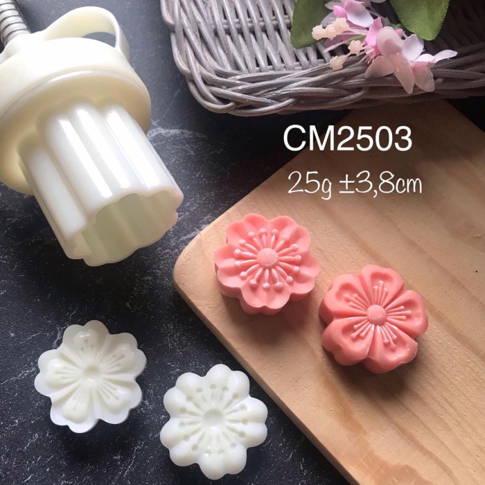 

READY STOCK CETAKAN NASTAR,MOONCAKE CM25-03 SNOWKIN,WAGASHI
