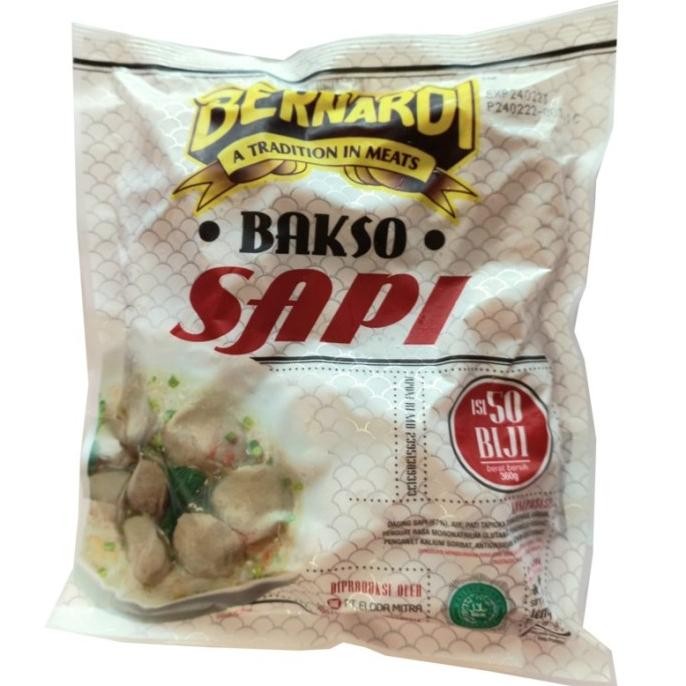 

New Bernardi Bakso Sapi /Baso Sapi Kecil Frozen Isi 50S 360Gr