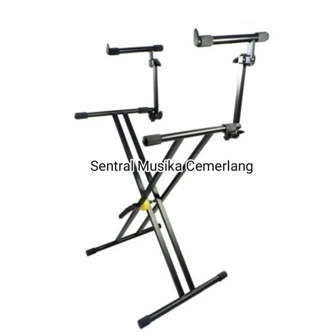 Stand Keyboard Double 2 Susun Import K-582