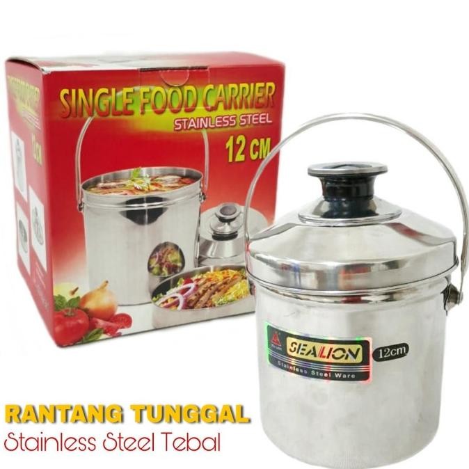 

New Rantang Tunggal Stainless Tebal Rantang Soto Rantang Bakso