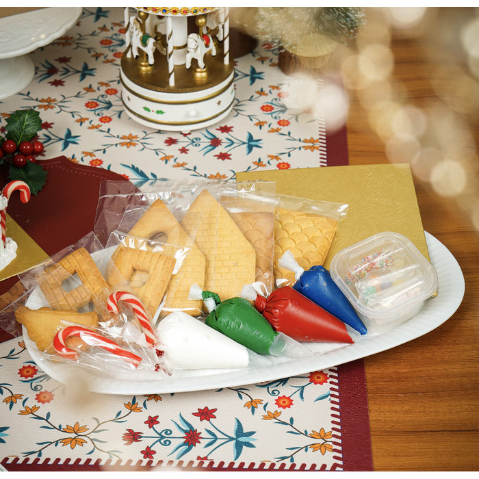 

Diy Ginger Bread House - Christmas Cookies / Kukis Natal