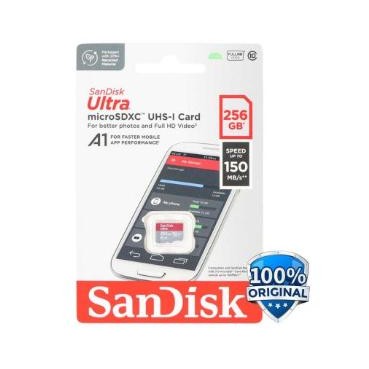 Sandisk Micro Sd Ultra Memory Card 256GB 150MBps 256 Gb Original