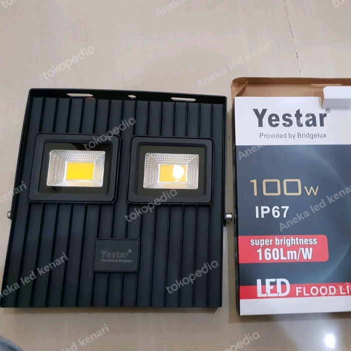 lampu tembak sorot led 100 watt floodlight Yestar IP67 Anti petir 100W