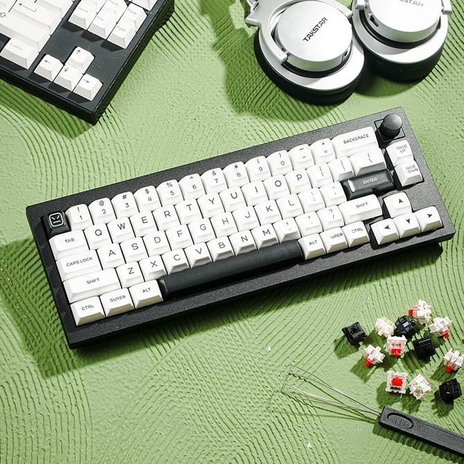 TERBARU - Keycaps White Putih WB For Mechanical Keyboard QSA Mirip SA Profile