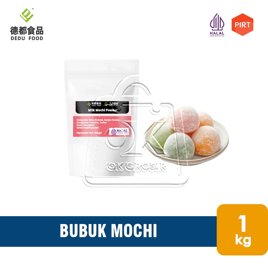 

Milk Mochi Powder DEDUFOOD Tepung Mochi Susu (Pouch 1kg)