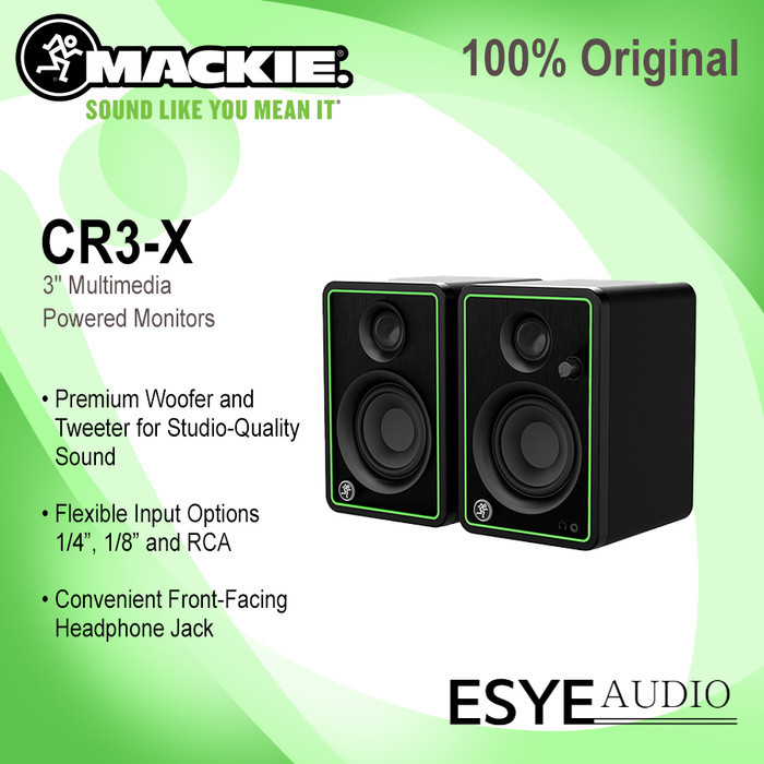 Mackie Cr3X Speaker Monitoring