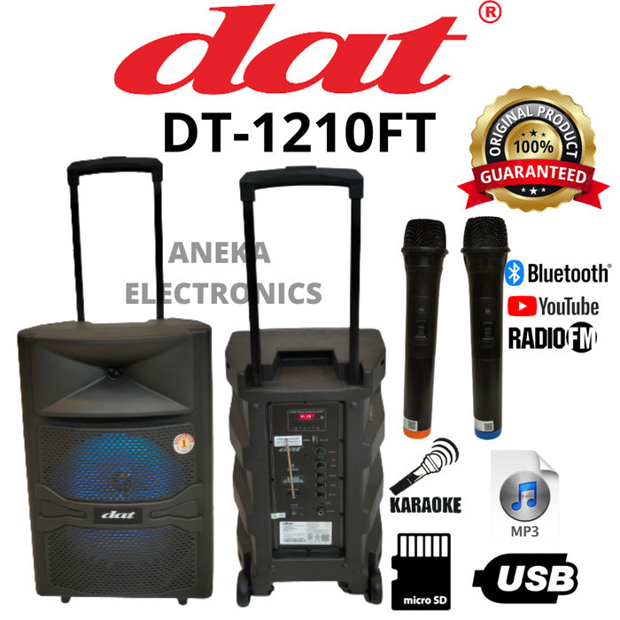 Speaker Meeting Portable Dat Dt-1210Ft Speaker 12 Inch