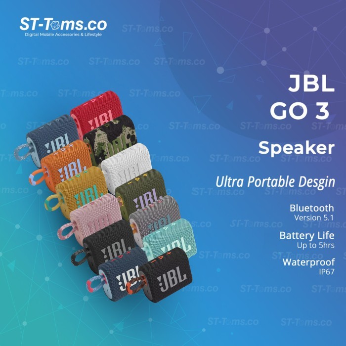 Jbl Go 3 Bluetooth Wireless Speaker
