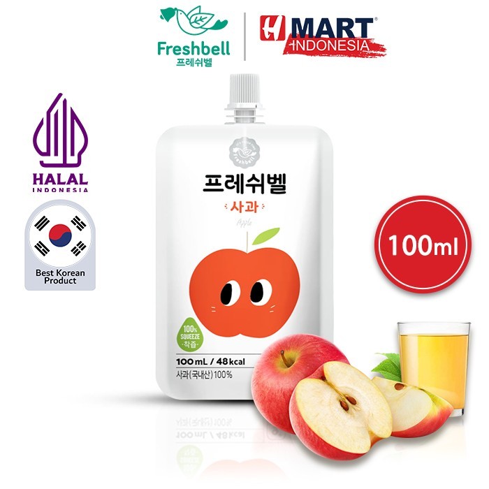 

Freshbell Apple Juice - Jus Rasa Buah Apel 100Ml