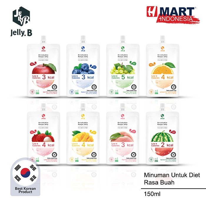 

Keumkang Jelly.B Drinkable Konjac Jelly - Minuman Diet Rasa Buah 150Ml