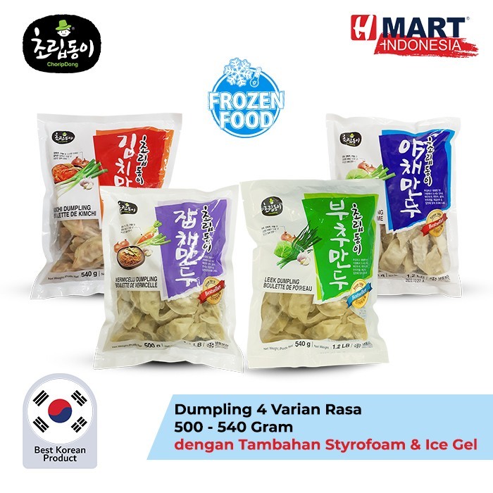 

Choripdong Dumpling / Mandu Korea Dengan Styrofoam Dan Ice Gel