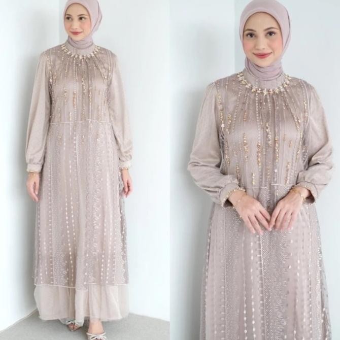 INARA DRESS | STL Sarah the Label Gamis Muslim Dress Kondangan Pesta Kualitas Terbaik