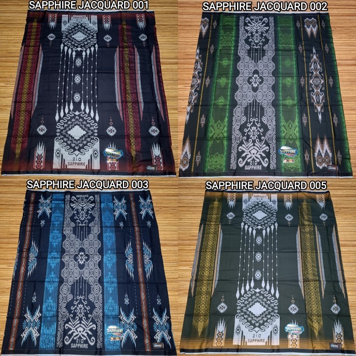Sarung Sapphire Prrmium Jacquard Songket Original - Sarung Sapphire Jacquard Jltk Jlmk