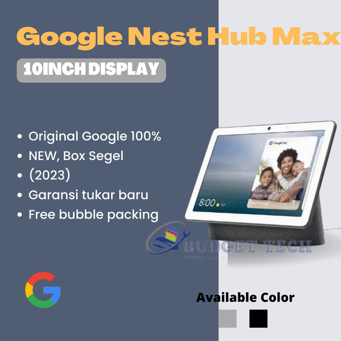 Google Home Nest Hub Max Assistance - Smart Home Wifi Speaker Tablet