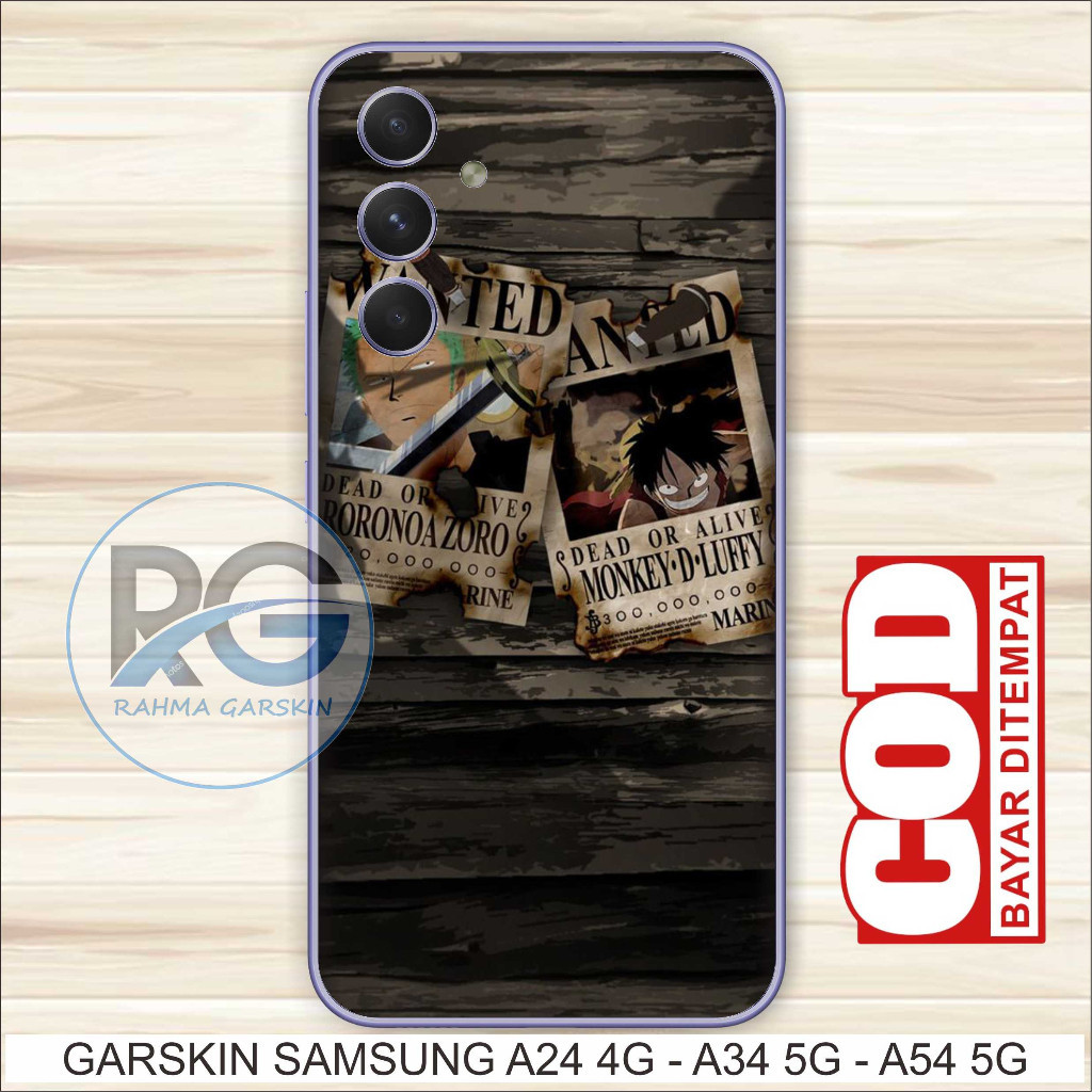 

Terlaris A54 5g Garskin Stiker Custom Case Laminasi Tebal COD