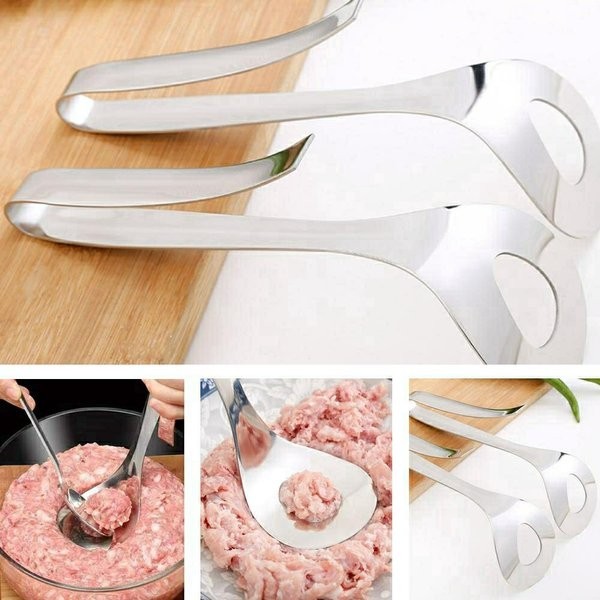

BEST SELLER SENDOK CETAKAN BAKSO BASO STAINLESS CETAK BULAT MEAT BALL MAKER SPOON