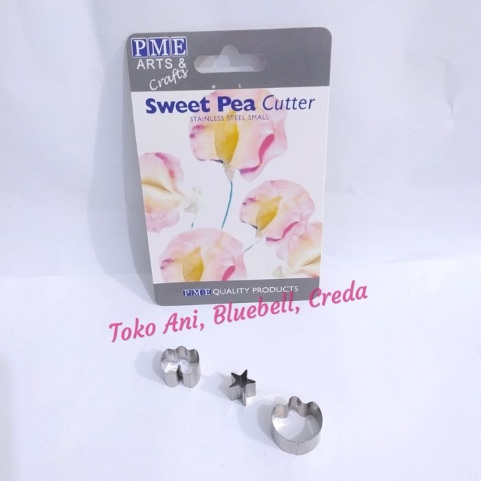

BEST SELLER PME SWEET PEA SMALL SET - 3 STAINLESS STEEL / CETAKAN BUNGA SWEET PEA
