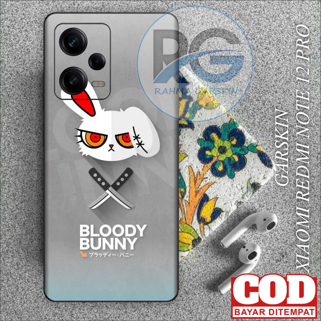 

Terlaris Redmi Note 12 Pro Garskin Stiker Custom Case Laminasi Tebal COD