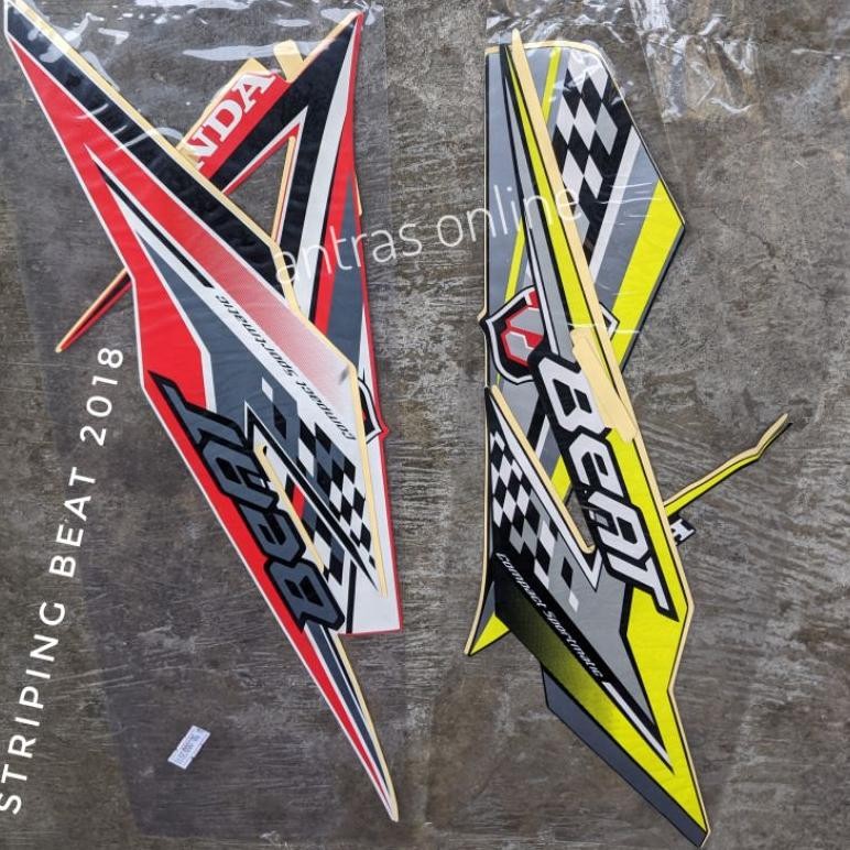 BEST SELLER Striping Beat FI ESP 2018 - Stiker Lis Motor Standar
