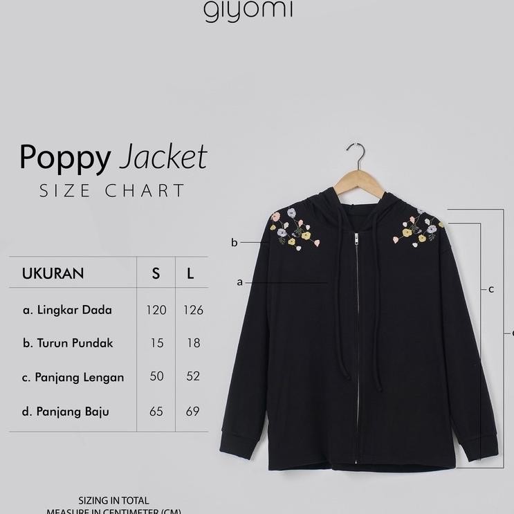 TERBAIK GIYOMI ID - POPPY JACKET / JACKET BAHAN KAOS / BAJU ATASAN WANITA