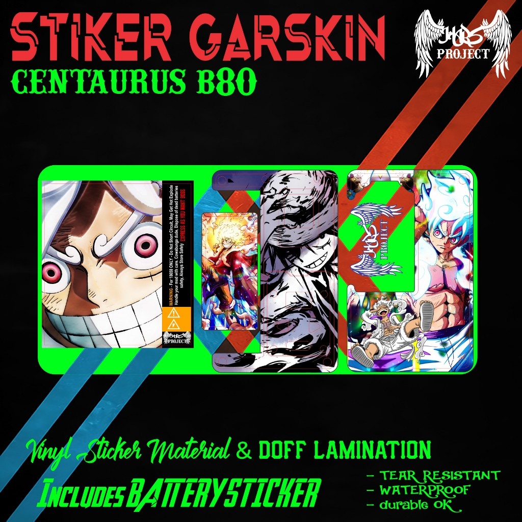 

Terlaris Stiker Ed Monkey D Luppy Garskin Custom Case Laminasi Tebal COD