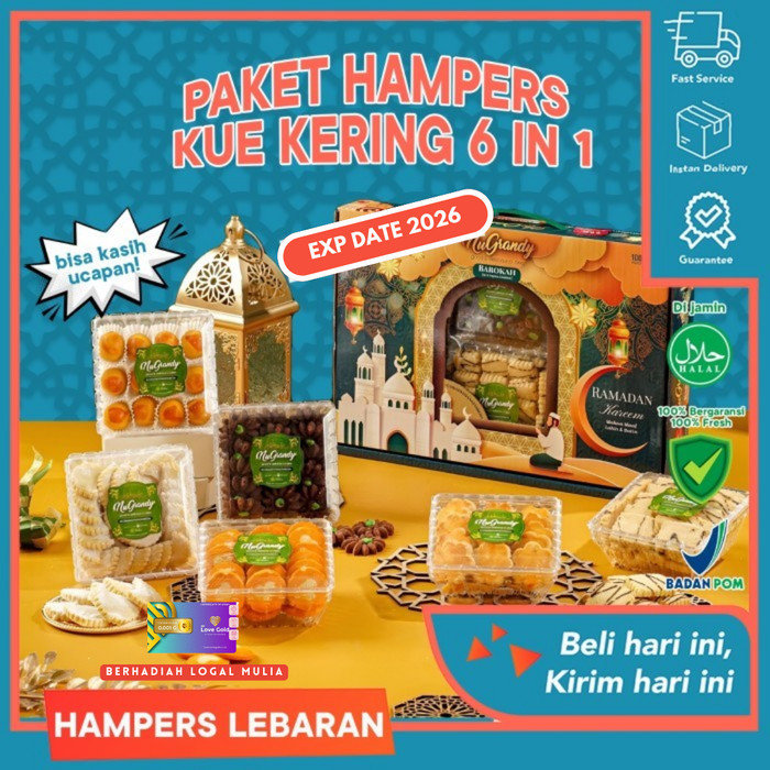 

New! PAKET HAMPERS PARCEL LEBARAN RAMADHAN KUE KERING CAKE COOKIES RAMADAN Idul Fitri