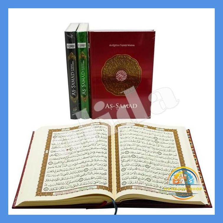 ALQURAN AS-SAMAD, AL-QURAN MUSHAF DENGAN TAJWID WARNA UKURAN BESAR