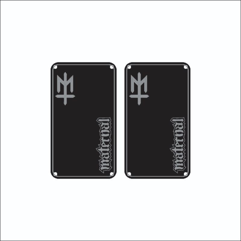 

Terlaris Trml T200 Hitam Doff Magnet Garskin Stiker Custom Case Laminasi Tebal COD