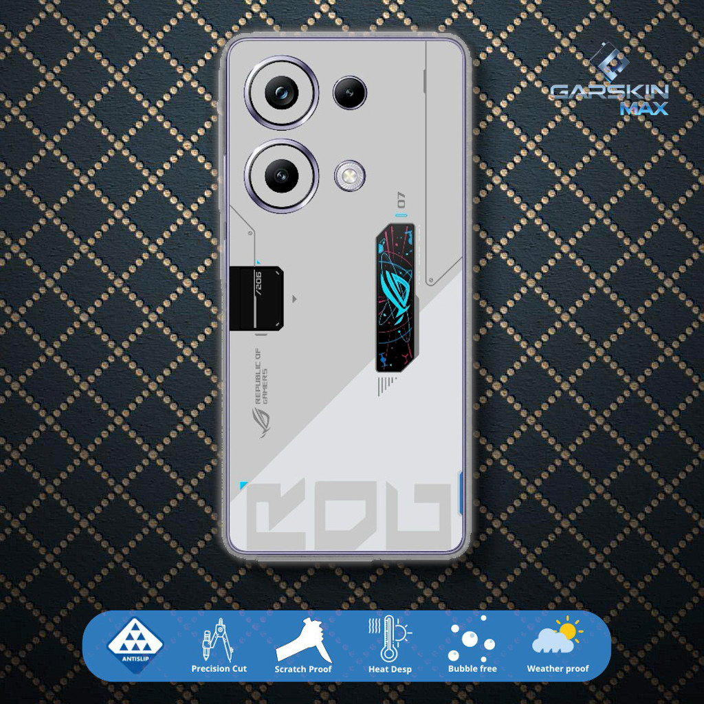 (Beli 1 Gratis 1) Garskin Hp Poco M6 pro 4G cyberpunk Fullbody backonly Skin Protector Case bisa cus