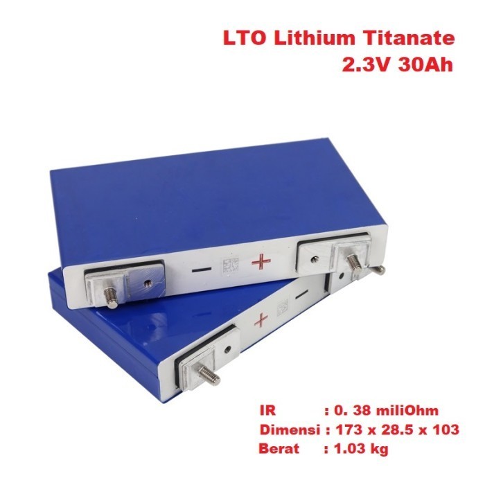 LTO YINLONG PRISMATIC 2.3V 30ah 10C 25.000 CYCLE LIFE