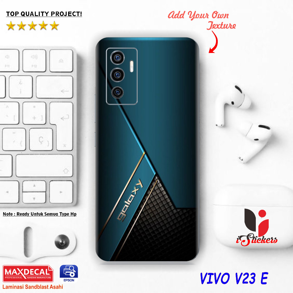 

Terlaris Vivo V23e Garskin Stiker Custom Case Laminasi Tebal COD