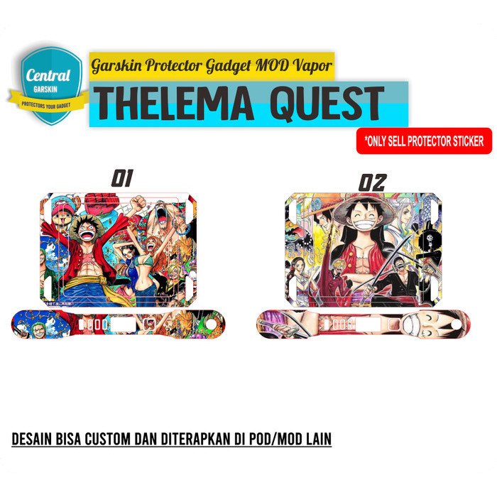 

Terlaris Thelema Quest Wrap One Piece 01 Garskin Stiker Custom Case Laminasi Tebal COD