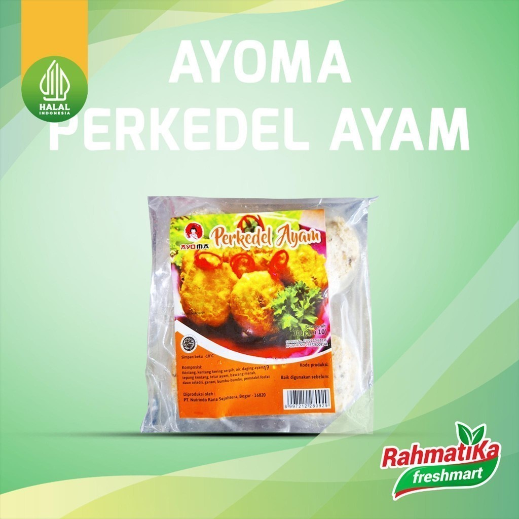 

Ayoma Perkedel Ayam Isi 10 Pcs / 300 gr