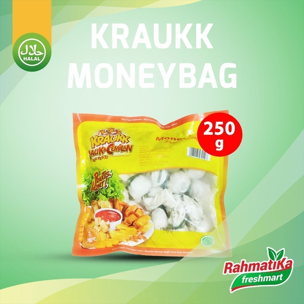 

KRAUKK Moneybag Pangsit Seafood 250 gram