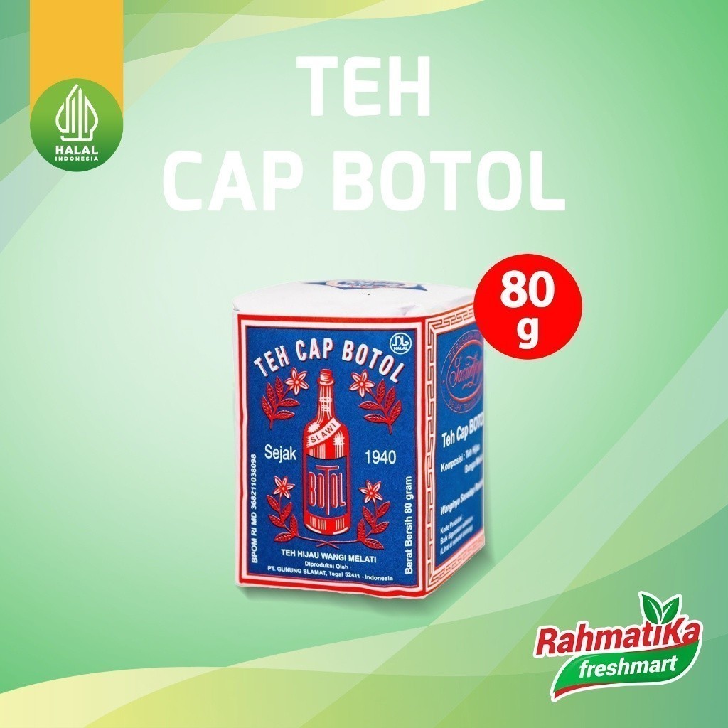 

Teh Cap Botol Bubuk 80 gram (Biru)