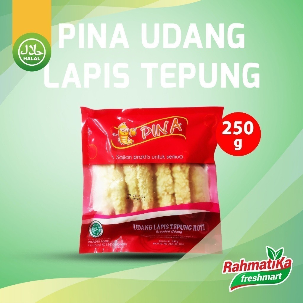 

PINA Udang Lapis Tepung / Breaded Shrimp 250 gram