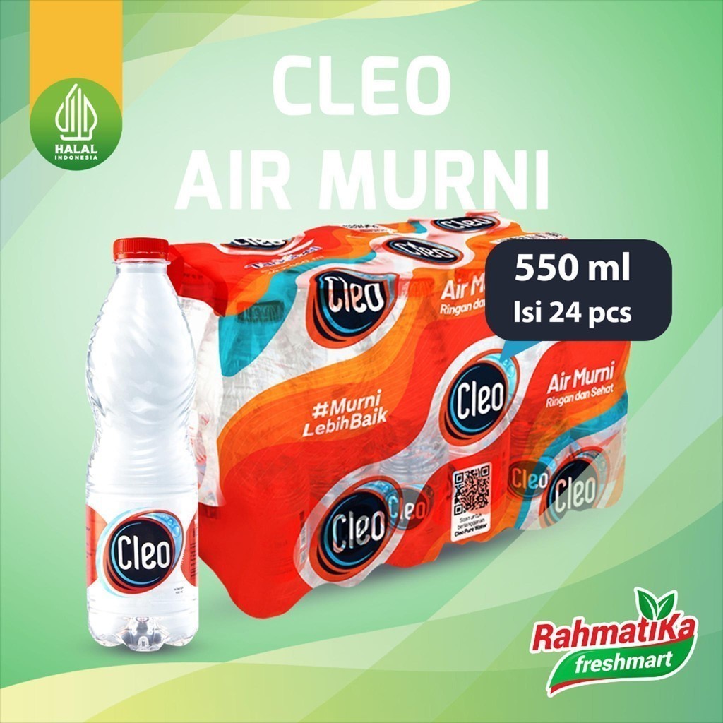 

CLEO Air Mineral Kemasan Botol 550 ml (24 Pcs)