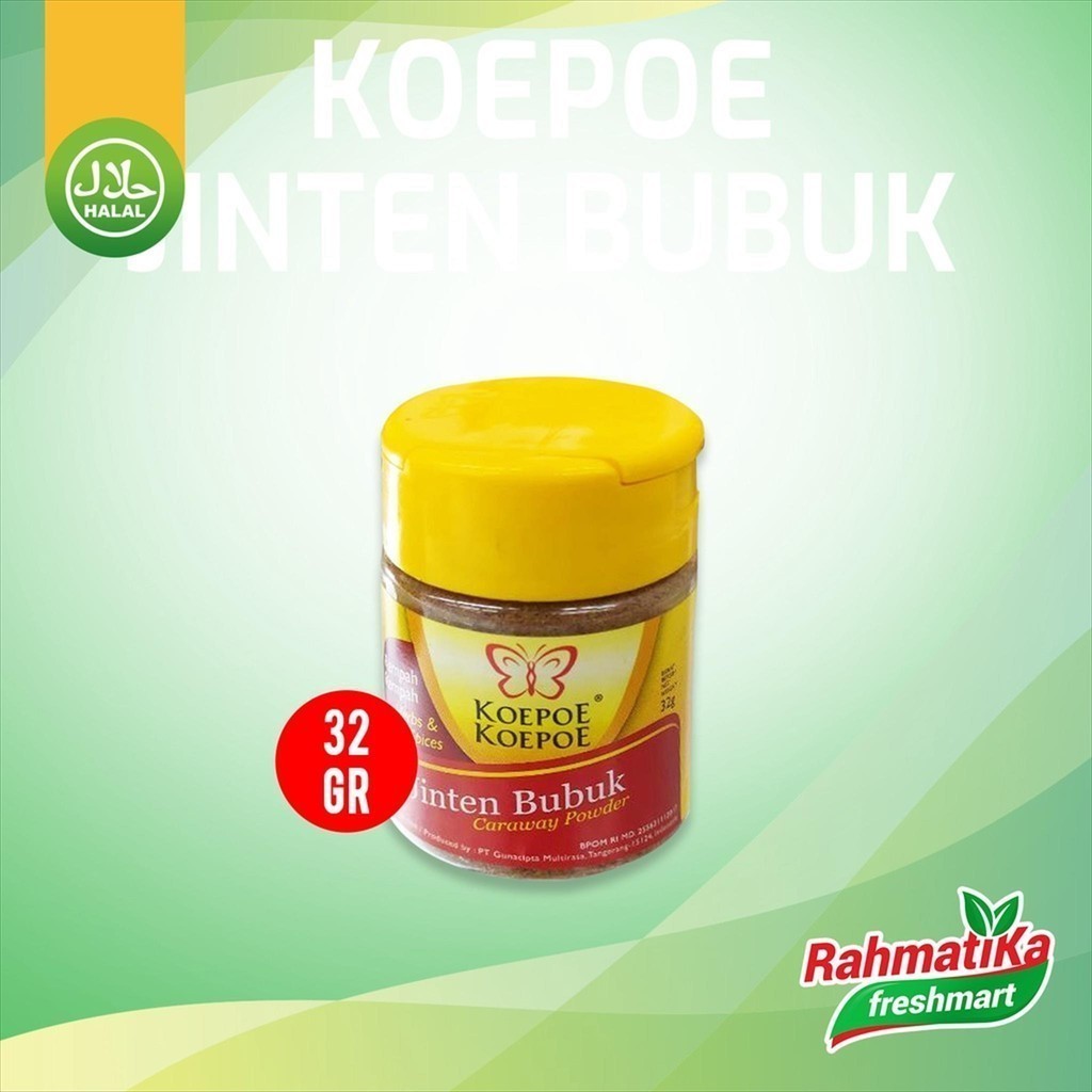 

Jinten Bubuk Koepoe Koepoe / Caraway Powder 32 gram