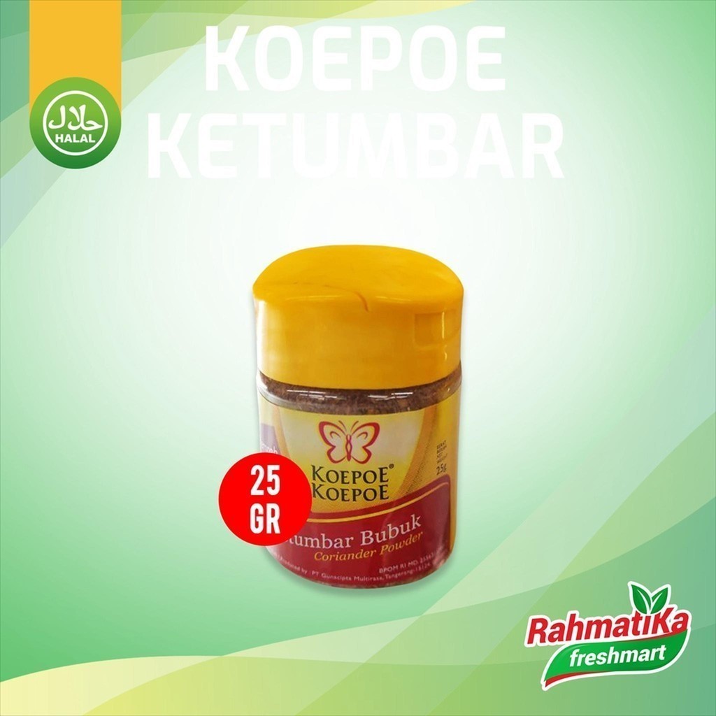 

Ketumbar Bubuk Koepoe Koepoe / Coriander Powder 25 gram