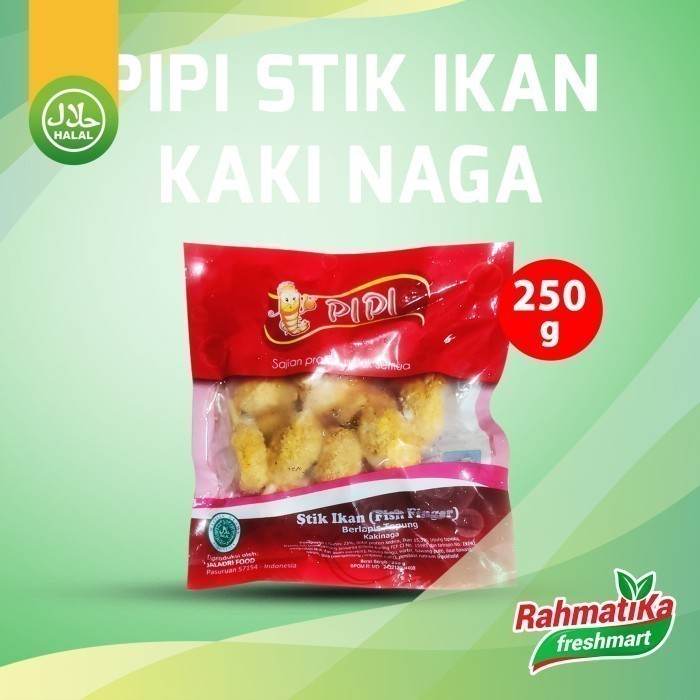 

PIPI Stik Ikan Lapis Tepung Kaki Naga / Fish Finger 250 gram