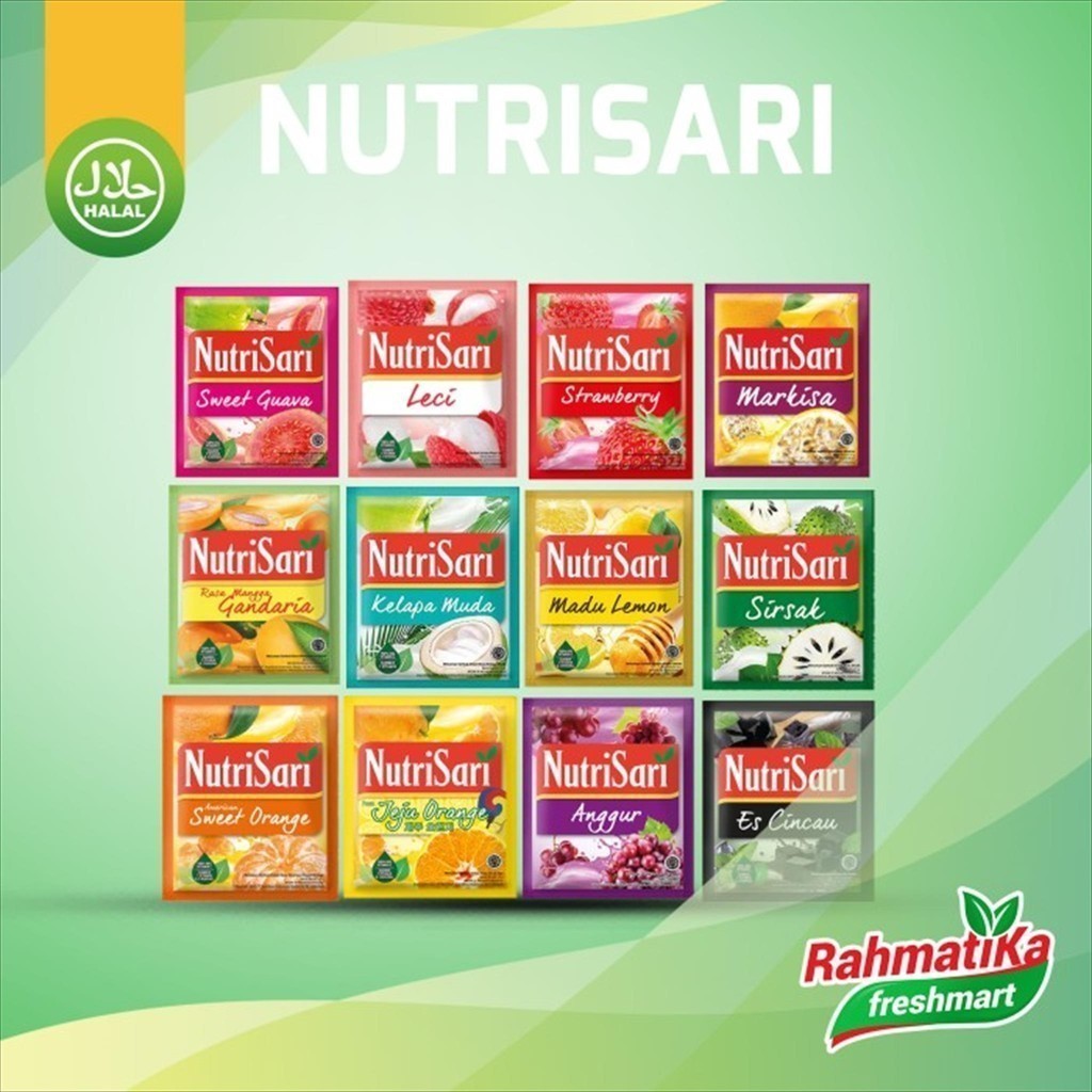 

Nutrisari Aneka Rasa (10 Sachet)