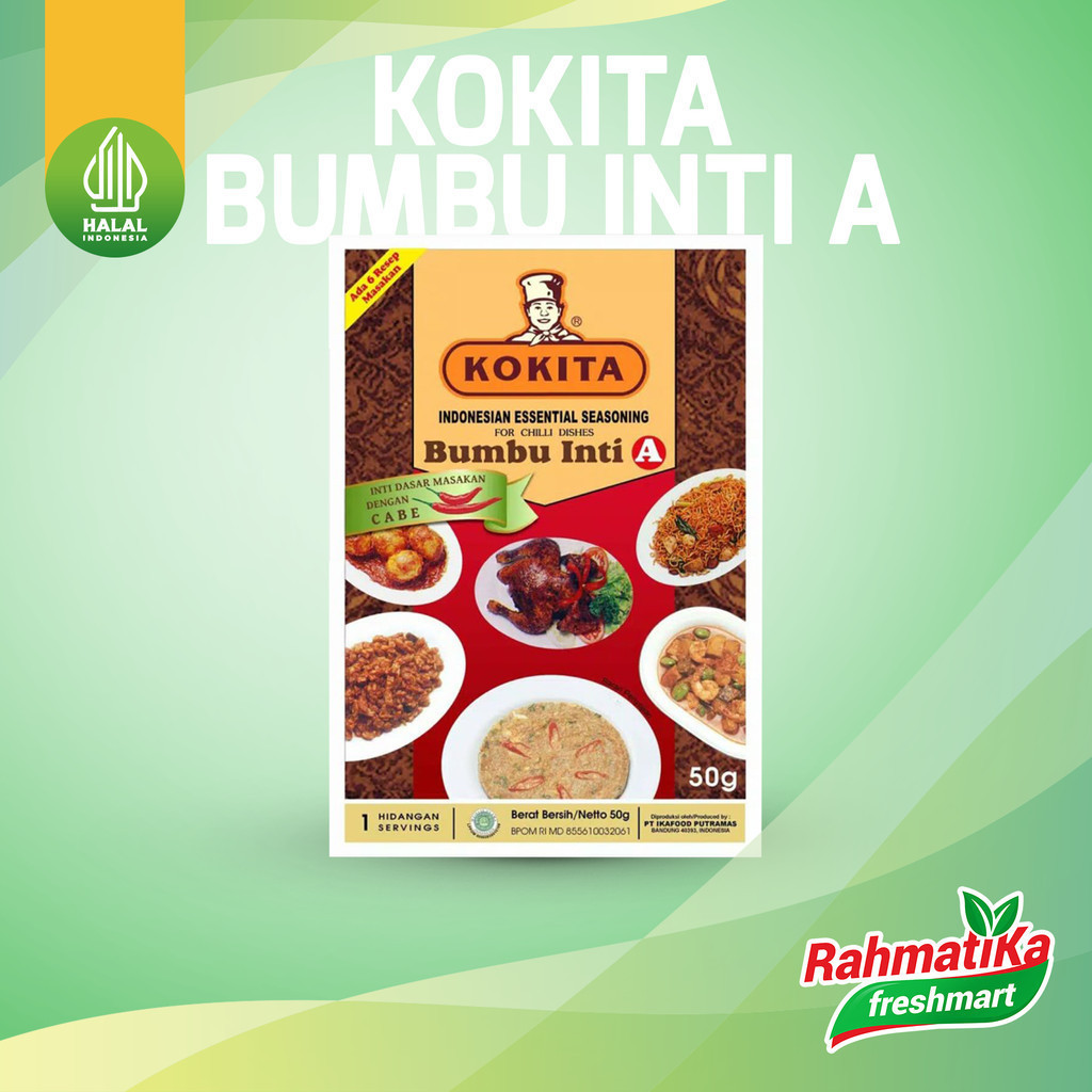 

Kokita Bumbu Inti A / Bumbu Instan Sachet 50gr