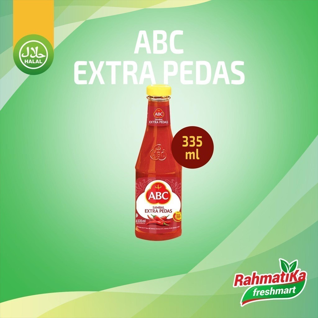 

ABC Sambal Extra Pedas / Saos Kemasan Botol 335 ml