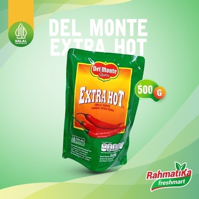 

Del Monte Saus Sambal Extra Hot 500 gram