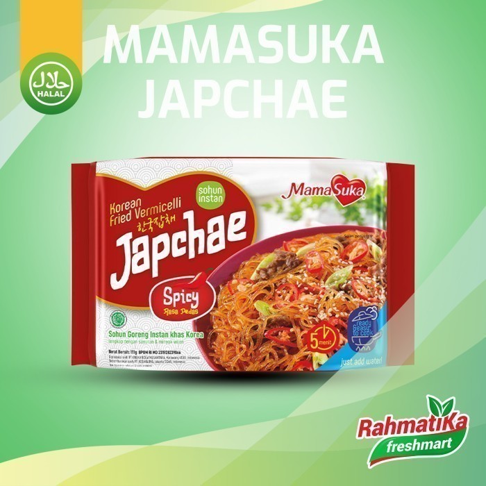 

MamaSuka Japchae Rasa Spicy - Sohun Goreng Instan Korea 111 gram