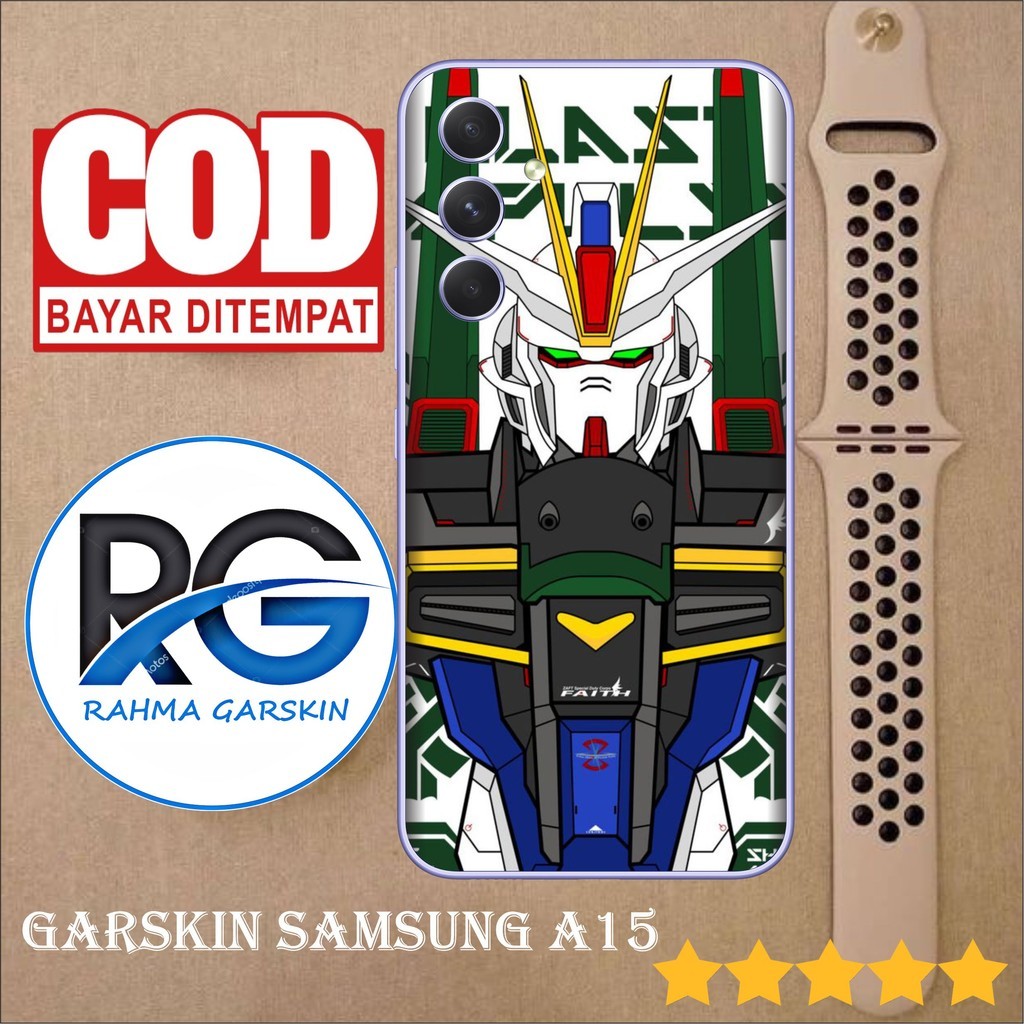 

Terlaris Samsung A15 Robot Garskin Stiker Custom Case Laminasi Tebal COD