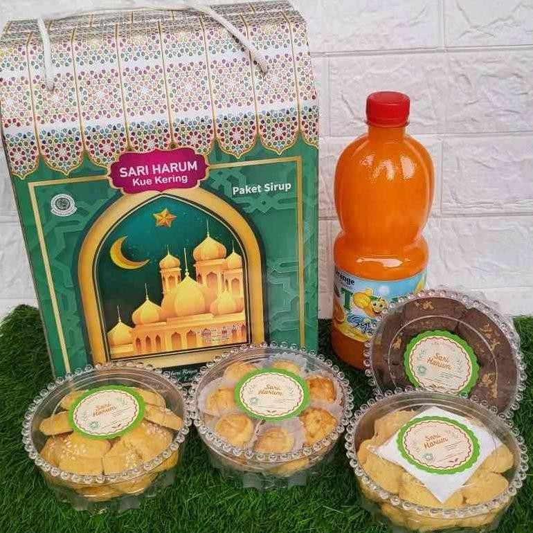 

Sari harum plus sirup - Paket kue lebaran